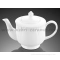 300ml to 1000ml to 2000ml super plain ivory white ceramic porcelain fine bone china coffee and tea pots